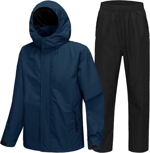 SWISSWELL Golf Rain Gear for Men Waterproof Golf Rain Suit for Men Breathable Lightweight Rain Jacket and Pants in Kuwait