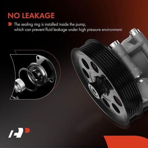 A-Premium Power Steering Pump, with Pulley Compatible with Ford Expedition 2011-2014 & Lincoln Navigator 2011-2014, 5.4L, Replace # BL143A696AA, BL1Z3A696A in Saudi Arabia