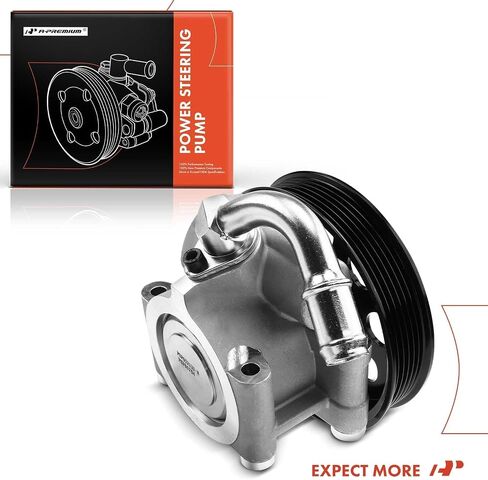 A-Premium Power Steering Pump, with Pulley Compatible with Ford Expedition 2011-2014 & Lincoln Navigator 2011-2014, 5.4L, Replace # BL143A696AA, BL1Z3A696A in Saudi Arabia