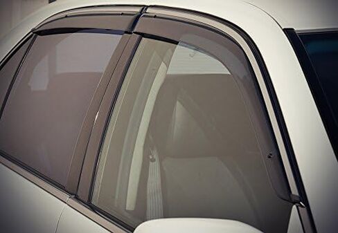 Wellvisors Windows ، انحرافات الرياح المتوافقة مع لكزس 2001-2006 LS430 مع حراس المطر Chrome 3-847LX017 in Saudi Arabia