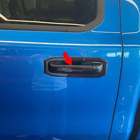 for Dodge 2023 2024 2025 Ram 1500 Truck Exterior Door Handle Cover Trims (Chrome) in Saudi Arabia