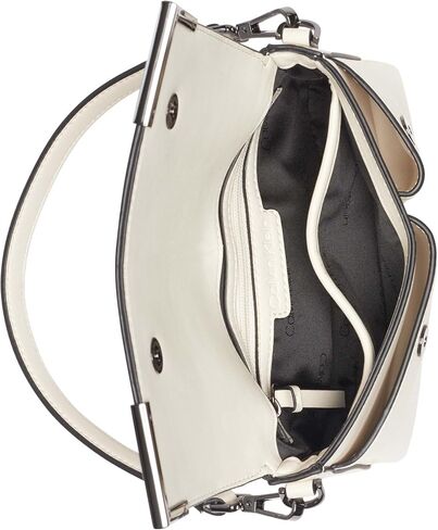 Calvin Klein Mica Organizational Flap Crossbody, Deep Forest Puffy, One Size in Kuwait