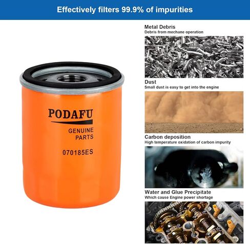 070185ES Oil Filter Compatible with Generac Generators Replaces 070185E 70185 070185F(12PCS) in Saudi Arabia