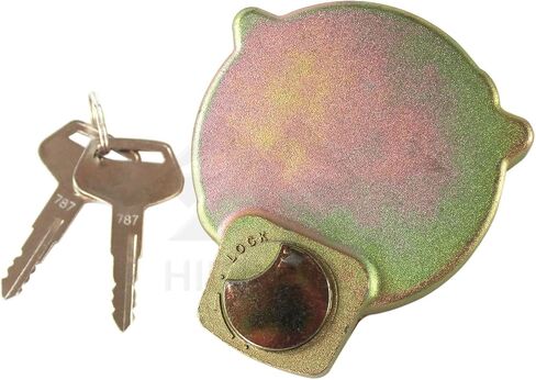 20Y-60-11440 17A-60-11310 Hydraulic Oil Fuel Tank Cap With 2 Keys for Komatsu PC200 PC300 BR200 PC160 PC180 PC200 PC210 PC220 PC228 PC240 PC310 PC400 PC410 Excavator in Saudi Arabia