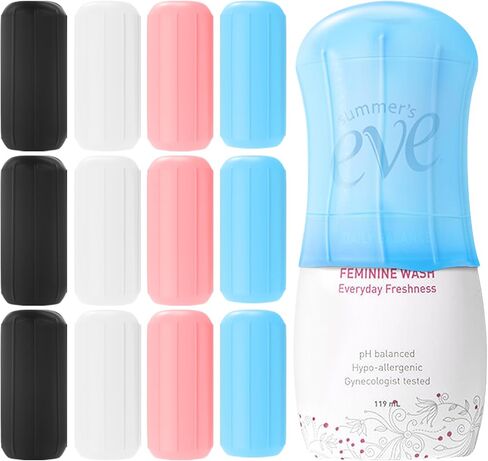 8 Pack Silicone Bottle Covers,Elastic Sleeves for Leak Proofing,Travel Essentials for Women Men,Travel Size Toiletries,Cruise Ship Essentials, Accessories Luggage, Travel Must Haves in Saudi Arabia
