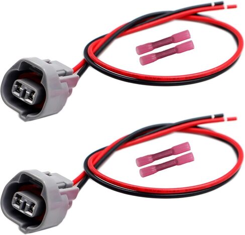 2pcs موصل الضوء الجانبي ثنائي الاتجاه متوافق مع Toyota Tacoma 2002-2004 Harness Plud Pigtain 6189-0264 in Saudi Arabia