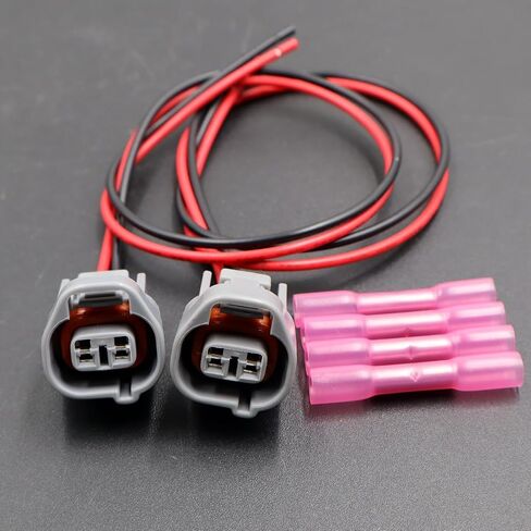 2pcs موصل الضوء الجانبي ثنائي الاتجاه متوافق مع Toyota Tacoma 2002-2004 Harness Plud Pigtain 6189-0264 in Saudi Arabia