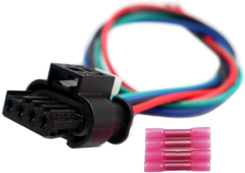 متوافق مع RAM 1500 2019-2024 Active Air Dam Connector Pigtail Plug Plud Wirnness Harness Harness in Saudi Arabia