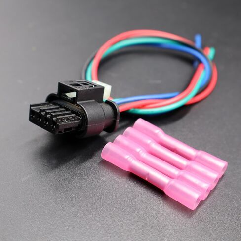 متوافق مع RAM 1500 2019-2024 Active Air Dam Connector Pigtail Plug Plud Wirnness Harness Harness in Saudi Arabia