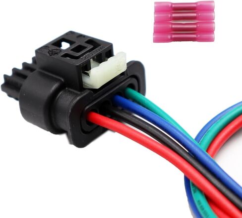 متوافق مع RAM 1500 2019-2024 Active Air Dam Connector Pigtail Plug Plud Wirnness Harness Harness in Saudi Arabia