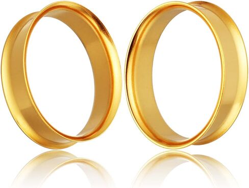 LADEMAYH 2Pcs 1/2 inch Gauges for Ears, Elegant Silver 12mm Gauges for Ears, Retro Floral 1/2 Plugs Tunnels Guages for Women, Surgical Steel Saddle Gauge Earrings in Kuwait