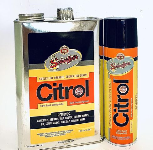 Schaeffer's Citrol 266-1 Gallon و 16oz Aerosol multi-mestance degreaser & movener in Saudi Arabia