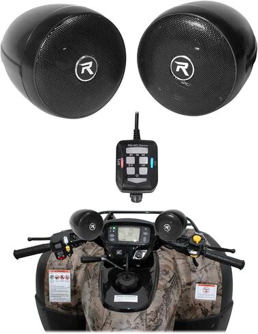 Rockville Bluetooth ATV Audio System w/Handlebar Speakers for Can-Am Renegade in Saudi Arabia