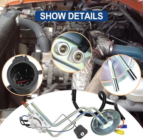 وحدة إرسال وقود بيك آب ديزل متوافقة مع 1994 1995 1996 1997 Ford F250 F350 Front Mideship Side 19 Gal استبدال FMSU-9DE in Saudi Arabia