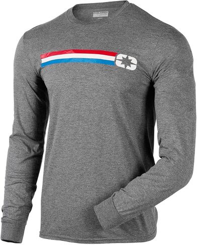 Polaris Men's Icon Edge Long Sleeve Shirt, Classic Fit, 50% Cotton, 25% Polyester & 25% Rayon in Saudi Arabia