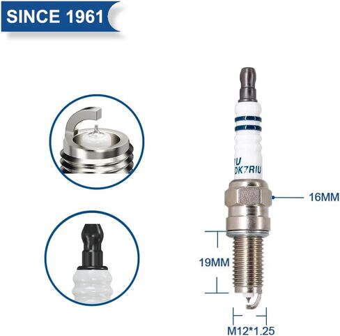 Torch 2PCS DK7RIU IRIDIUM SIPS PLACKS استبدال لـ NGK DCPR7E ، ل BOSCH YR7DC+ SPACK FACK ، لبطولة RA8HC/T04 ، ل Denso XU22EPR-U/3179/XU22EPR SLIP ، OEM ، OEM in Saudi Arabia