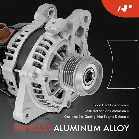 A-Premium Covelator متوافق مع Toyota Corolla 2017-2018 ، Corolla IM 2017-2018 & Scion IM 2016 ، 1.8L ، 12V 100A 6-GROOVE PROMLEY في اتجاه عقارب الساعة ، مع 4 دبوس بديل ، استبدل# 2706037150 ، 1042113174 in Saudi Arabia