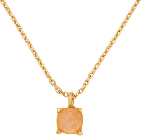 kate spade new york 6mm Square Pendant, Blue Gold in Saudi Arabia