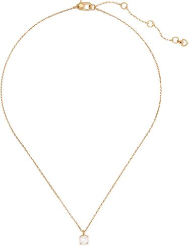 kate spade new york 6mm Square Pendant, Blue Gold in Saudi Arabia