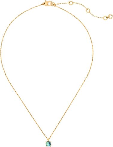 kate spade new york 6mm Square Pendant, Blue Gold in Saudi Arabia