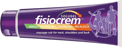 Fisiocrem Solugel Arnica Cream - Arnica Montana & Calendula Cream لتدليك العضلات ، فرك العضلات للعنق والكتفين والظهر - 250 مل. in Saudi Arabia