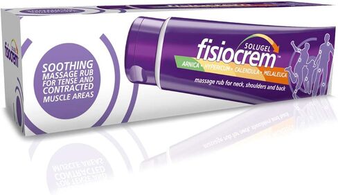Fisiocrem Solugel Arnica Cream - Arnica Montana & Calendula Cream لتدليك العضلات ، فرك العضلات للعنق والكتفين والظهر - 250 مل. in Saudi Arabia