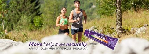 Fisiocrem Solugel Arnica Cream - Arnica Montana & Calendula Cream لتدليك العضلات ، فرك العضلات للعنق والكتفين والظهر - 250 مل. in Saudi Arabia