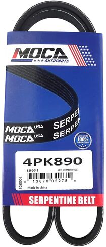 MOCA 4PK890 EPDM Serpentine Belt متوافق مع 13 لـ Elantra L4 1.8L و 96-97 ل Dodge Neon 2.0L L4 in Saudi Arabia