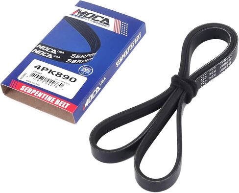 MOCA 4PK890 EPDM Serpentine Belt متوافق مع 13 لـ Elantra L4 1.8L و 96-97 ل Dodge Neon 2.0L L4 in Saudi Arabia