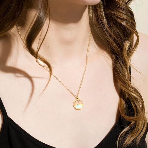 Christian Mustard Seed Necklace for Women Stainless Steel Faith Pendant Chain Bible Verse Jewelry Inspirational Religious Gifts for Believers in Saudi Arabia