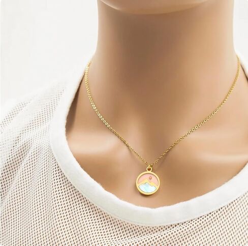 Christian Mustard Seed Necklace for Women Stainless Steel Faith Pendant Chain Bible Verse Jewelry Inspirational Religious Gifts for Believers in Saudi Arabia