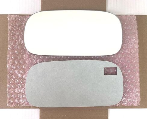 Check Size - More Than One Option Available - Replacement Flat Mirror Glass with Full Size Adhesive for 2006-2011 Buick Lucerne Driver Side View Left LH in Saudi Arabia