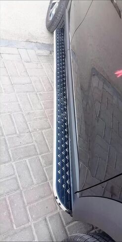 2pcs/مجموعة الألومنيوم الجري خطوات جانبية قضبان nerf تناسب Toyota Harrier Venza 2021 2022 2023 2024 2025 W/Hounded Brackets in Saudi Arabia