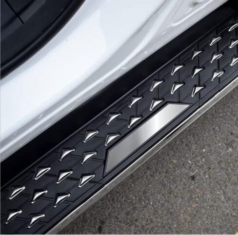 2pcs/مجموعة الألومنيوم الجري خطوات جانبية قضبان nerf تناسب Toyota Harrier Venza 2021 2022 2023 2024 2025 W/Hounded Brackets in Saudi Arabia