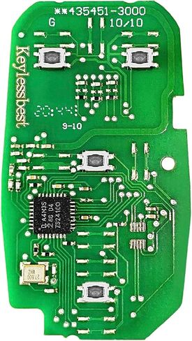 Replacement for 2018 2019 2020 Buick Regal Encore GX Key Fob Remote Control HYQ4EA 4 Buttons 433MHz in Saudi Arabia
