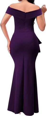 فساتين رسمية أنيقة من VisiChenup للنساء، فستان طويل طويل مثير لحفلات الكوكتيل والزفاف والحفلات المسائية in Kuwait