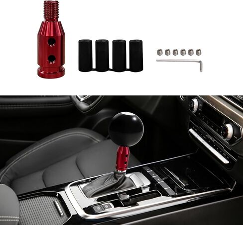 محول مقبض هوبو للعتاد ، محول مقابض SHIFTER ، M12 × 1.25 محول سبيكة الألومنيوم مع خرطوم البلاستيك ، موصل عصا التكرار الحذاء في مقابض SHIFTE in Saudi Arabia