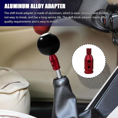 محول مقبض هوبو للعتاد ، محول مقابض SHIFTER ، M12 × 1.25 محول سبيكة الألومنيوم مع خرطوم البلاستيك ، موصل عصا التكرار الحذاء في مقابض SHIFTE in Saudi Arabia