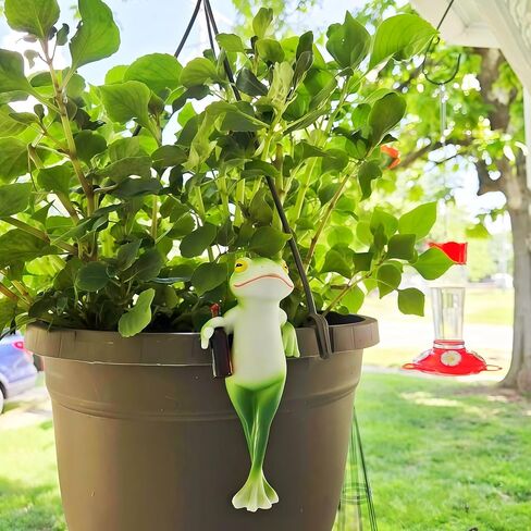 Adorable Miniature Frog Figurines - Perfect Plant Decorations for pots, Frog Garden Decor/Funny Frog Figurines for Stunning Plant and Home Decor in Saudi Arabia