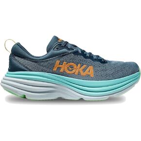 حذاء الجري Hoka Bondi 8 Man أسود أصفر، أسود حمضي متوهج، 8.5 in Kuwait