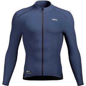 INBIKE Fleece Lined Cycling Jersey for Men Women, Winter Thermal Long Sleeve Bike Jacket with 3 Pockets, Quick Dry in Saudi Arabia