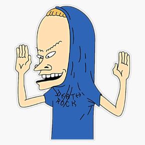 Beavis and Butthead Sticker Vinyl Bumper Sticker Decal Waterproof 5" in Saudi Arabia