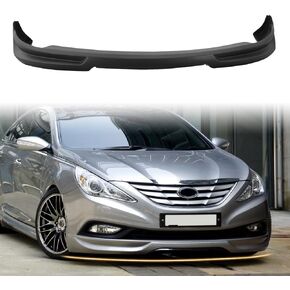 Front Bumper Lip Spoiler, Compatible with 2011-2014 Hyundai Sonata, PP Unpainted Add-on Front Splitter Air Dam Chin Protector in Kuwait
