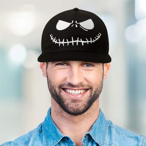 Disney Nightmare Before Christmas Baseball Cap, Jack Skellington Snapback Hat for Men in Saudi Arabia