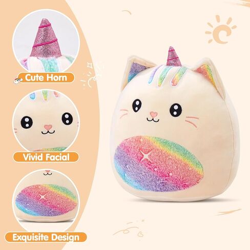 وسادة قطيفة على شكل حصان من Athionsu مقاس 12 بوصة، حصان محشو ناعم ومحبوب، هدايا إسفنجية ناعمة للأطفال الصغار الأولاد والبنات in Kuwait