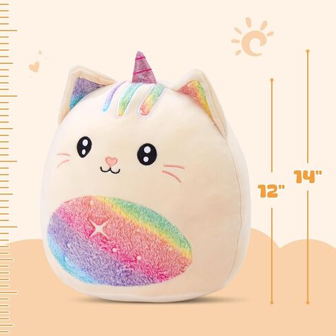 وسادة قطيفة على شكل حصان من Athionsu مقاس 12 بوصة، حصان محشو ناعم ومحبوب، هدايا إسفنجية ناعمة للأطفال الصغار الأولاد والبنات in Kuwait