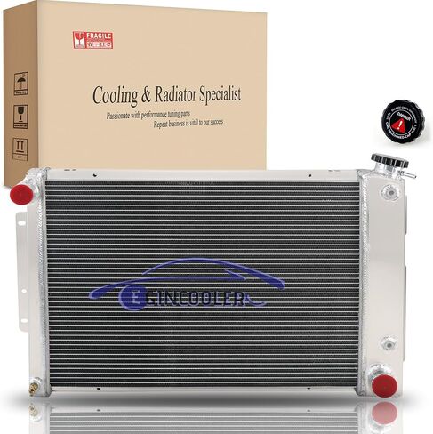 3 Row Core Radiator for 1967-1969 Chevy Camaro Pontiac Firebird V8 All Aluminum Radiators Radiador +Shroud Fan+Relay 1968 67 68 69 in Saudi Arabia