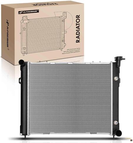 A-Premium Engine Coolant Radiator Assembly with Transmission Oil Cooler Compatible with Jeep Grand Cherokee 1993-1997, Grand Wagoneer 1993 5.2L, Automatic Transmission, Replace# 52028378, 52028397 in Saudi Arabia