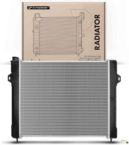 A-Premium Engine Coolant Radiator Assembly with Transmission Oil Cooler Compatible with Jeep Grand Cherokee 1993-1997, Grand Wagoneer 1993 5.2L, Automatic Transmission, Replace# 52028378, 52028397 in Saudi Arabia