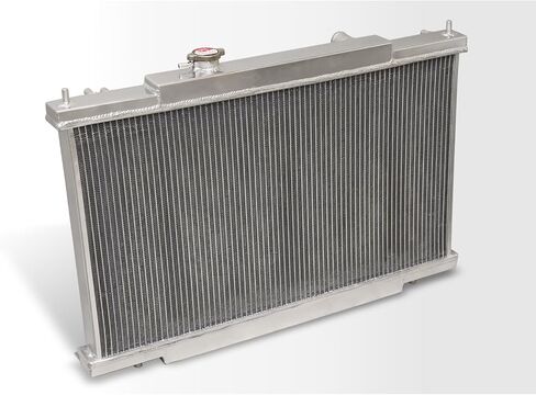 موزعي AJP Dual Core 2 صف كامل من الألومنيوم محرك المحرك ترقية التبريد المتوافقة/استبدال CR-V CRV 2.4L دليل M/T 2002 2003 2004 2005 2006 02 03 04 06 06 in Saudi Arabia